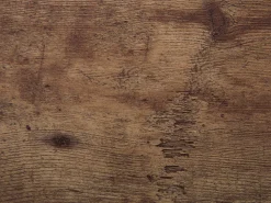 Movel De Tv Com 4 Prateleiras Em Madeira Escura E Preto Carlisle