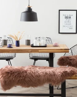 Pele De Ovelha Castanho Claro Uluru