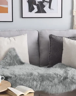 Pele De Ovelha Cinzento Claro Uluru