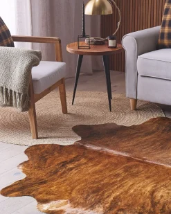 Pele De Vaca Em Castanho Claro 3-4 M² Nasqu