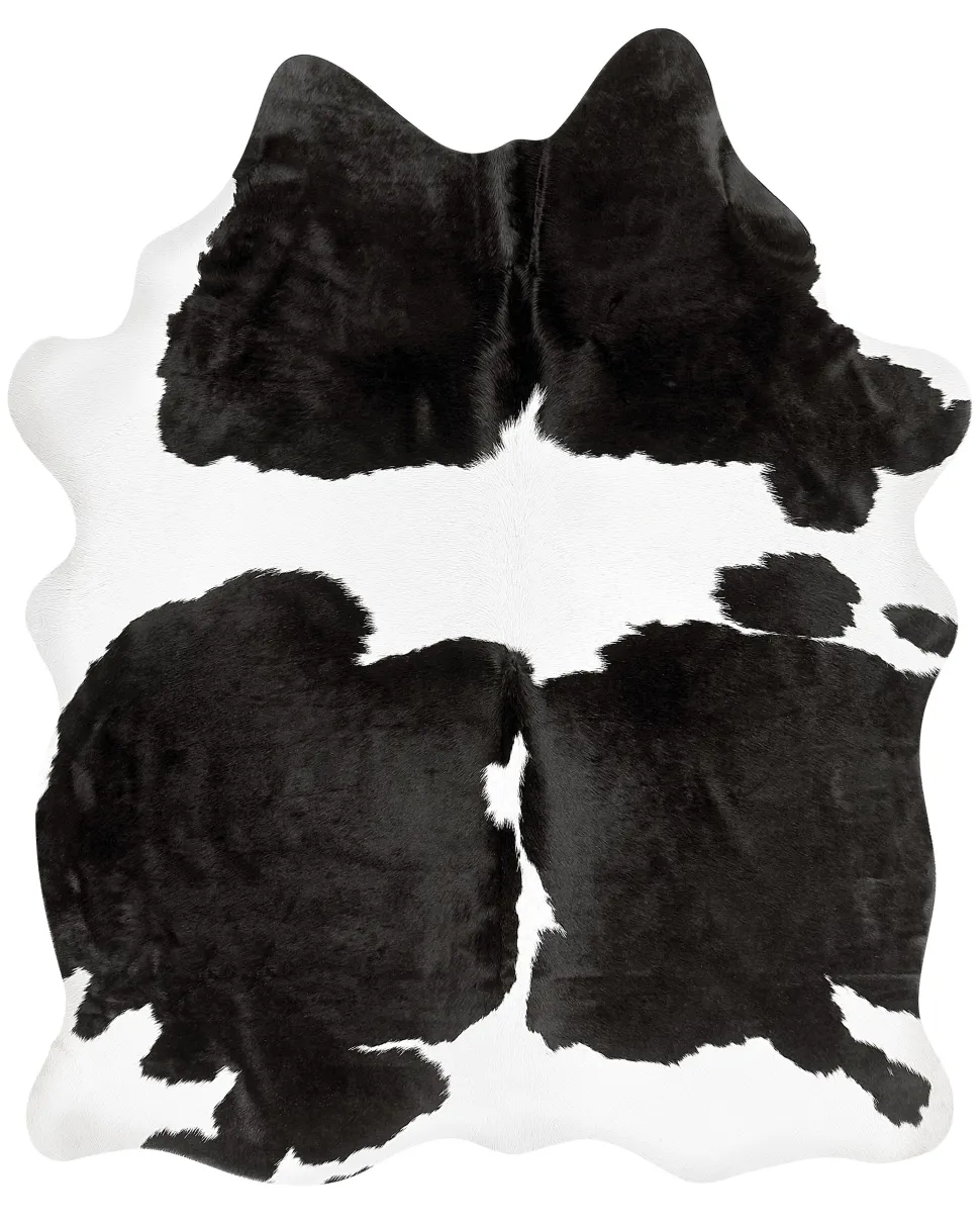 Pele De Vaca Em Preto E Branco Com 3-4 M² Nasqu