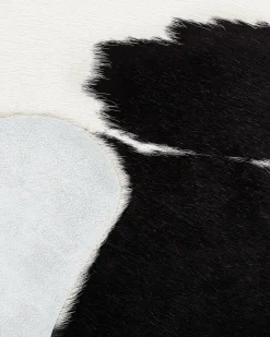 Pele De Vaca Em Preto E Branco Com 3-4 M² Nasqu