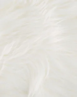 Pele Sintetica De Ovelha Branca Mungo