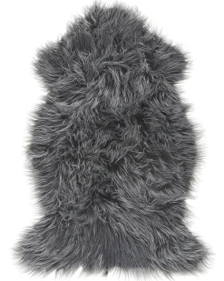 Pele Sintetica De Ovelha Cinzenta Mungo