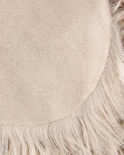 Pele Sintetica De Ovelha Creme Mungo