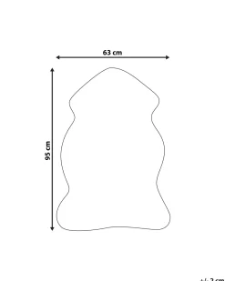 Pele Sintetica De Ovelha Creme Mungo