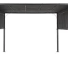 Pergula De Jardim Led Cinzento Escuro 310 X 310 Cm Parga