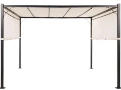Pergula De Jardim Led Creme 310 X 310 Cm Parga