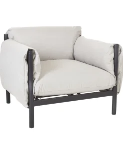 Poltrona De Jardim Em Aluminio Cinzento Claro Esperia