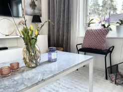 Porta Revistas Em Metal Preto Bela