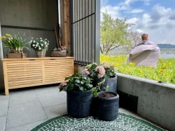 Pufe Almofada Cinzento Claro 140 X 180 Cm Fuzzy