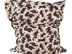 Pufe Almofada Com Padrao De Vaca 140 X 180 Cm Fuzzy