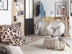 Pufe Almofada Com Padrao De Vaca 140 X 180 Cm Fuzzy