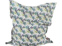 Pufe Almofada Com Padrao De Flores Multicolor 140 X 180 Cm Fuzzy