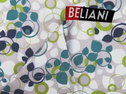 Pufe Almofada Com Padrao De Flores Multicolor 140 X 180 Cm Fuzzy