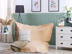 Pufe Almofada Cor De Areia 140 X 180 Cm Fuzzy