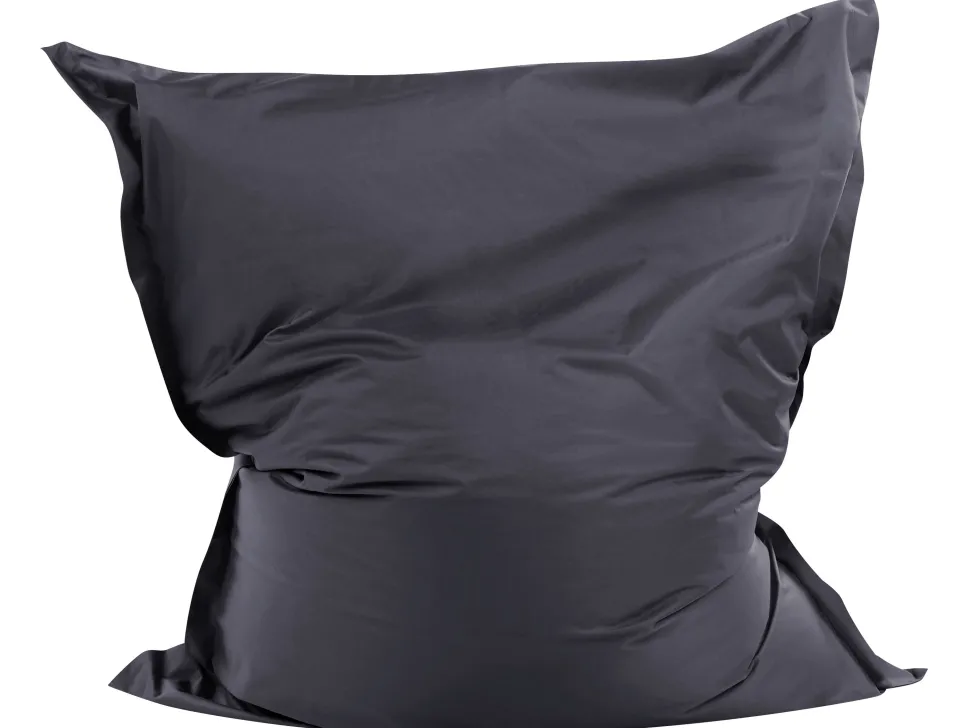 Pufe Almofada Preto 140 X 180 Cm Fuzzy