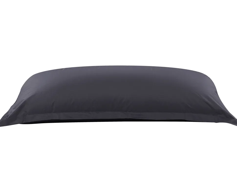 Pufe Almofada Preto 140 X 180 Cm Fuzzy