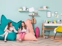 Pufe Almofada Rosa Claro 140 X 180 Cm Fuzzy