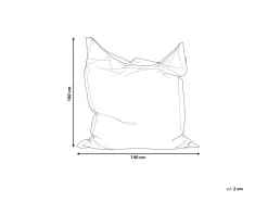 Pufe Almofada Rosa Claro 140 X 180 Cm Fuzzy