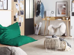 Pufe Almofada Verde Esmeralda 140 X 180 Cm Fuzzy