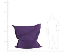 Pufe Almofada Violeta Escuro 140 X 180 Cm Fuzzy