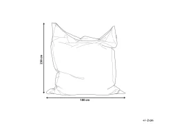 Pufe Almofada Xxl Creme 180 X 230 Cm Fuzzy