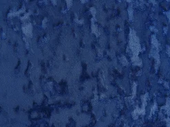 Pufe Com Arrumação Em Veludo Azul Marinho 45 Cm Brewton