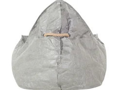 Pufe Poltrona Cinzento Drop