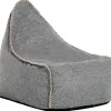 Pufe Poltrona Cinzento Linen Drop