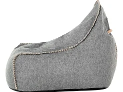 Pufe Poltrona Cinzento Linen Drop