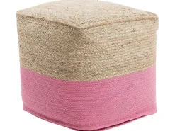 Pufe Rosa 44 X 44 Cm Kirama