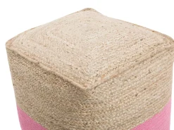 Pufe Rosa 44 X 44 Cm Kirama