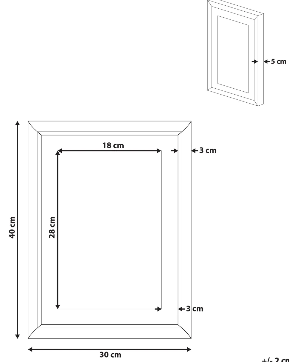 Quadro Com Moldura 30 X 40 Cm Rosa Balala