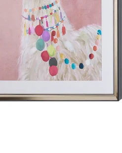 Quadro Com Moldura 60 X 80 Cm Rosa Balala