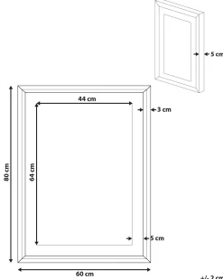 Quadro Com Moldura 60 X 80 Cm Rosa Balala