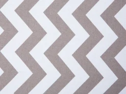 Repousa-Pes Cinzento E Branco Com Arrumação Tunica