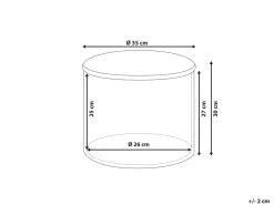 Repousa-Pes Cinzento E Branco Com Arrumação Tunica