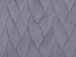 Repousa-Pes Em Veludo Cinzento Com Espaco De Arrumação Wenona