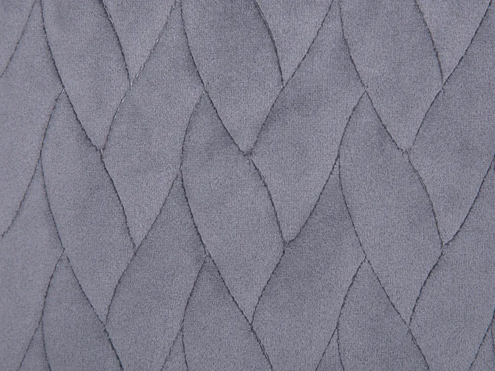 Repousa-Pes Em Veludo Cinzento Com Espaco De Arrumação Wenona