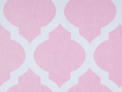Repousa-Pes Rosa E Branco Com Arrumação Tunica
