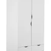 Roupeiro Com 2 Portas E 2 Gavetas Branco 180 Cm Bremen