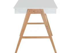 Secretaria Branca Com 2 Gavetas 120 X 70 Cm Sheslay