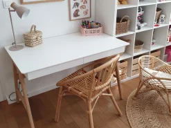 Secretaria Branca Com 2 Gavetas 120 X 70 Cm Sheslay