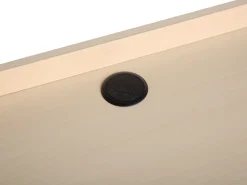 Secretaria Branca E Castanha Clara Com 3 Gavetas 130 X 60 Cm Caracas