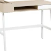 Secretaria Branca E Castanha Clara Com 1 Gaveta 100 X 55 Cm Paramaribo