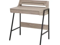 Secretaria Castanha Clara Com 2 Gavetas 73 X 48 Cm Broxton