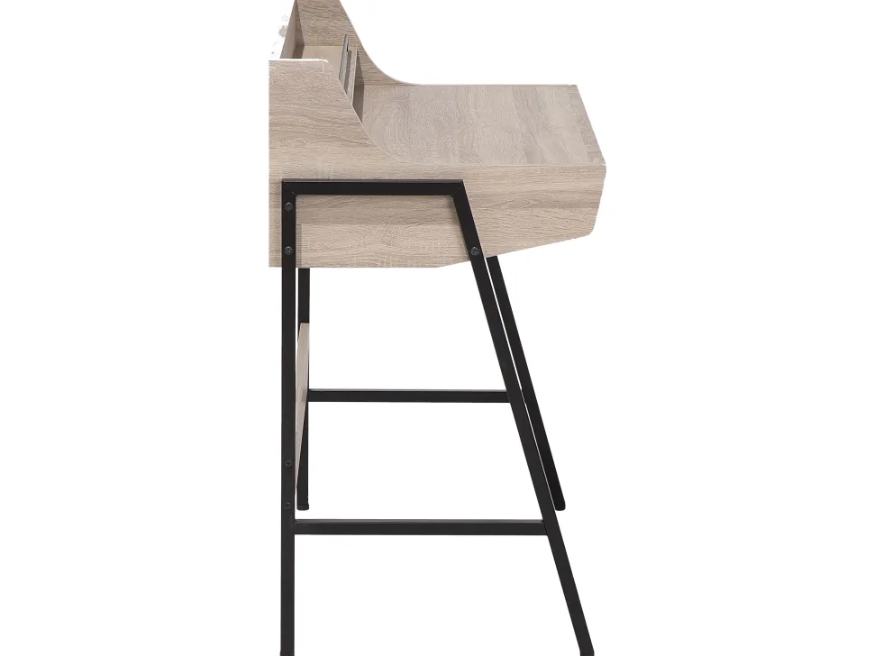 Secretaria Castanha Clara Com 2 Gavetas 73 X 48 Cm Broxton