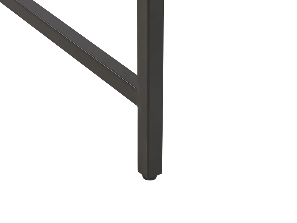 Secretaria Castanha Clara E Preta Com 2 Gavetas 120 X 60 Cm Jena