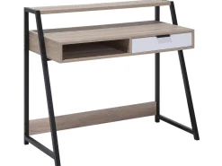 Secretaria Castanha Clara Com 1 Gaveta 100 X 50 Cm Calvin